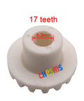 White Drive Shaft Bevel Gear Replacement for Singer Sewing Machine Models 6100 6102 6104 6105 17 teeth 6.3mm