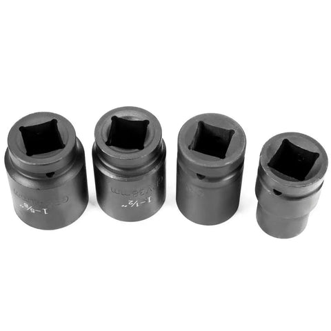 Set of four CRV sockets from the Beast Heavy Duty Torque Multiplier Lug Nut Wrench Set With CRV Sockets 4 Socket Kit Labor Saving Tool