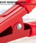 4 Pack 1000A All Copper Core Battery Jump Clamps Beefy Heavy Duty Car Jump Starter Clips with rivet reinforcement close-up