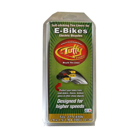 E Bike Tire Liner For Flat Prevention No More Flats Fits 26 24 20 By 1.75 To 2.35 Inch Tires Brown Two Ply Rubber Shield Packaging