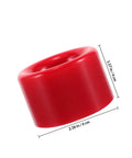 Red 92A PU Roller Skate Replacement Wheel For Quad And Inline Skates Indoor Use Smooth Stable Ride Durable Skating Part