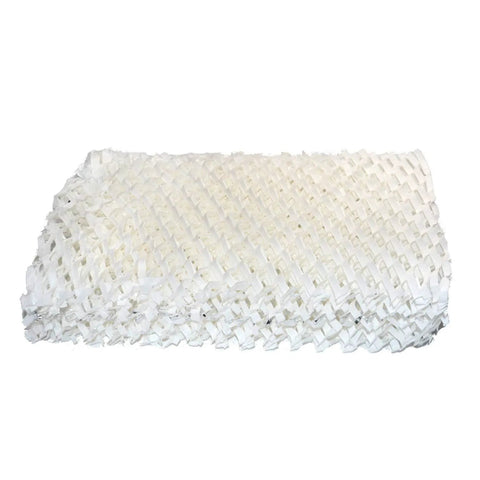 Close-up of HDC411 Wick Filter Replacement 4 Pack fits HDC-411 humidifiers, white mesh, reinforced paper, 6.25x11x2 inches