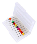 10 Piece Micro Drill Bit Set Tungsten Carbide Precision Bits for PCB Engraving, 0.3mm to 1.2mm Range in open plastic case