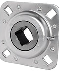Drive Flanged Disc Bearing For APC Farm Harrow With Four Bolts And Two Triple Lip Seals Replaces FD209RM shown front view