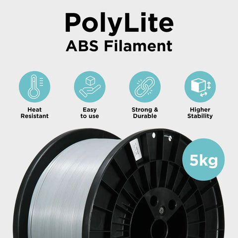 Premium Abs 3D Printer Filament 1.75mm Grey 5kg Spool Heat Resistant Durable Material For Tough Functional Parts Smooth Loading Straight Up Killer Strength And Zero Jamming Woes For Pro Level Projects