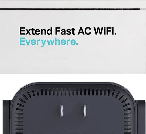Close-up of Speedy WiFi Extender Repeater And Booster For Home Use Covers Up To 10000 Sq Ft And Supports 80 Devices With Ethernet Port