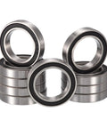 6803-2RS Deep Groove Ball Bearing 17x26x5mm Double Rubber Sealed Pre Lubricated Chrome Steel High Speed Low Noise ABEC 1 P0 For RC Hobby Robotics CNC And Precision Machinery, stacked