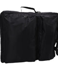 Rugged Solar Panel Carrying Case For Camping And RV Travel with 600D Oxford Fabric in black, waterproof and dustproof.