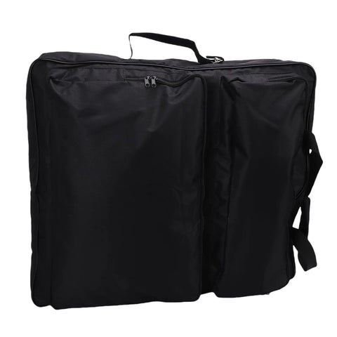 Rugged Solar Panel Carrying Case For Camping And RV Travel with 600D Oxford Fabric in black, waterproof and dustproof.