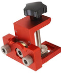Compact Aluminum Pocket Hole Jig Kit For Woodworking With Accurate Dowel Locator And Furniture Assembly Tool Tough Aluminum Alloy Guide