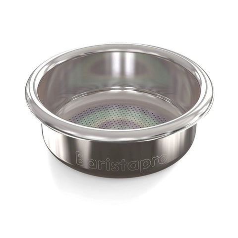 Ridgeless 58mm Espresso Basket Filter 18 Gram Nanotech NanoQuartz Nonstick Coating For Baristapro Fits Most 58mm Portafilters