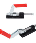 Heavy Duty Push Pull Toggle Clamp Delivering Knockout Grip And Quick Release Action For Rock Solid Welding Jigs and Garage Shop Work, iron and steel.
