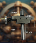Improved Taper Turning Attachment With Revolving Live Center For Lathe Machine Metric 2MT Precision Metal Turning Tool Easy Setup