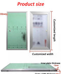 Heavy Duty Fire Rated Hidden Access Door With Paintable Gypsum Panel And Aluminum Frame dimensions display, 30mm height, customizable sizes.