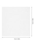 Top Tier Lint Free Cleanroom Wipes Bulk 900 Pack 6 Inch White Polyester Plus Wood Pulp Blend 6 inch cleanroom wipe sheet.