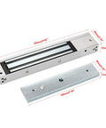 Heavy Duty Magnetic Door Lock With Z And L Brackets Built Tough, 600 Pounds Holding Force, 12V Fail Safe NC, Stainless Steel Body For Access Control System, Easy Install For Secure Entry
