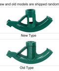 Estink Heavy Duty Cast Iron Manual Pipe Bender model comparison, new type and old type, green finish, ergonomic design.
