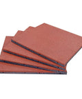 Interlocked Outdoor Rubber Tiles 20x20 Inch 1 Inch Thick For Playground And Backyard Gym Flooring Non Slip Water Permeable Pack Of 4