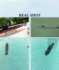 1/72 China Type 039 Song Class RC Submarine Model Kit With Authentic Design shown in water and on stand