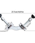 Heavy Duty 90 Degree Welding Clamps Rock Solid Stainless Steel Jig Fixtures For Precision Tube Layout And Single Handed Assembly Ensures Tight Alignment With Kickass Grip Reliability Daily dimensions shown with size labels.