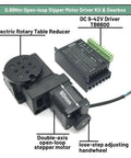 0.88Nm Open-loop Stepper Motor Driver Kit with Electric Rotary Table Reducer for CNC machining and robotic arms.