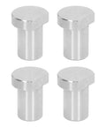 Stainless Steel Stop Dog Set 4 Pieces 19mm Desktop Peg Brakes For Woodworking And Planing, Fits Countertop Dog Holes Up To 19mm, Non Slip Grip