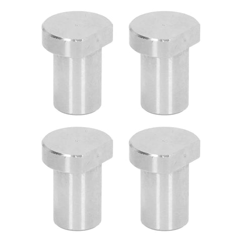 Stainless Steel Stop Dog Set 4 Pieces 19mm Desktop Peg Brakes For Woodworking And Planing, Fits Countertop Dog Holes Up To 19mm, Non Slip Grip