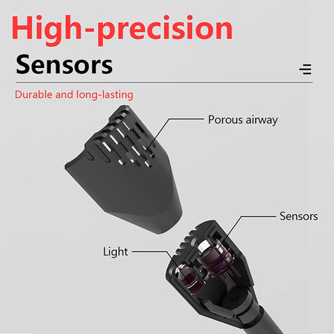 High-sensitivity halogen Freon leak detector with UV light probe by Amazon; handheld with heated diode sensors