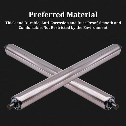 Conveyor Roller Replacement Heavy Duty Stainless Steel Gravity Transmission With Galvanized End for industrial systems