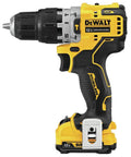 Xtreme 12V Drill Driver Kit With Three Eighths Inch Chuck, Cordless Power Tool For DIYers And Weekend Warriors, side view