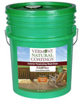 Heavy Duty Exterior Wood Stain In Smooth Lakeside Cedar 5 Gallon container for decks, siding, and fencelines.