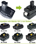 Cross Brand Battery Adapter Lets You Swap Makita 18V Lithium Into Ryobi 18V One Plus Tools Converts BL1860B BL1850B