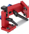 45 Degree Miter Coupler And T Track Stop Block For Woodworking Guide Rails Tough As Nails Aluminum Alloy Backing Connector view showing adjustment levers and CNC machining.