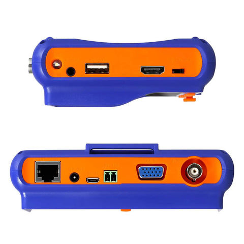 Connections of Portable Wrist CCTV Tester With 5 Inch LCD Screen, HDMI In, VGA In, Handy Camera Debugging Helper for AHD CVI TVI