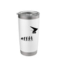 Hang Glider Themed Stainless Steel Insulated Tumbler For Men And Women Great Outdoor Flying Gift For Pilots Instructors And Air Sports Fans