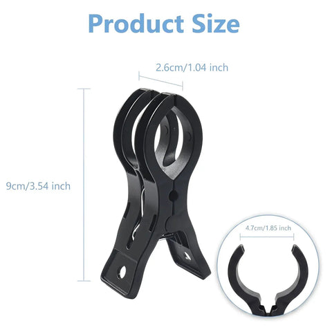 Ditch The Struggle With This 10 Pack Of Premium Black Arch Clips. These Sleek Plastic Spring Clamps Hold Balloons And Decors Tight Without Showing. Perfect For DIY Backdrops And Events That Need A Cool, Invisible Grip Every Time You Party Up. black plastic arch clip, 9cm x 2.6cm, with 4.7cm opening