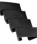 Stacked black 4 Pack Outdoor Furniture Clips For Wicker Sectional Sofas And Rattan Chairs Black 90mm Inner Diameter Easy Clip Fasteners
