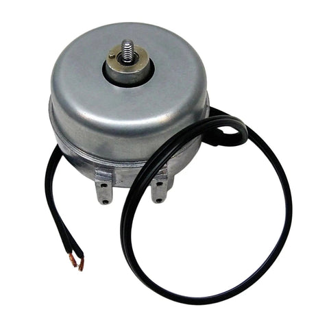 Top Tier 2w Refrigerator Condenser Fan Motor Compatible With Whirlpool Models SM5109 WP5109 833697 115v featuring sleek metal casing.