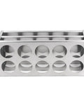Stainless Steel Test Tube Holder Rack With Polished Finish Pro Grade Multifunctional Laboratory Tube Stand Compact And Lightweight Ideal For 40mm Tubes 10 Holes Wide Applications