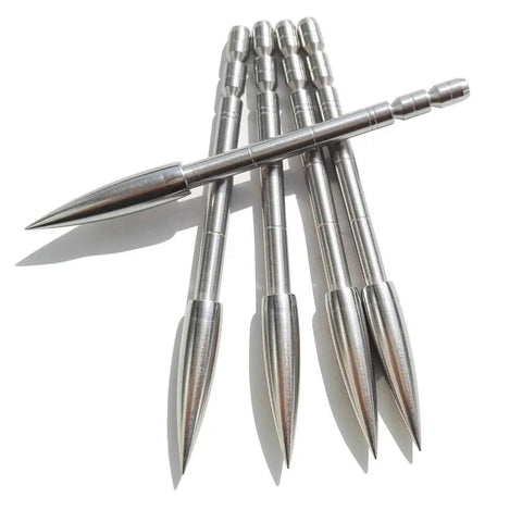 Archery Field Points Set For Target Practice 100 120 150 200 Grain Pro Grade Stainless Steel For 4.2mm Shafts