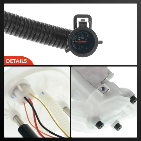 Electric Fuel Pump Module Assembly For Lincoln Navigator 2003 2004 V8 5.4L showing connector and internal components for replacement.