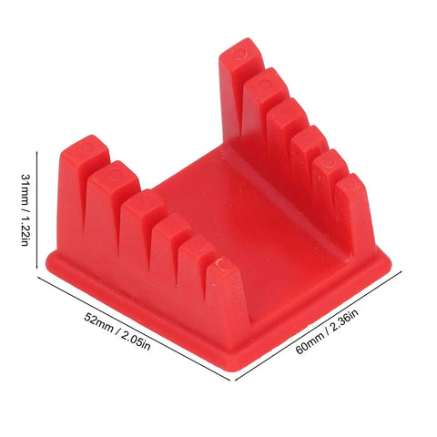 Super Secure Ycauty Soldering Station Clamp Set With Magnetic Holder, red plastic clamp for stable wire support.