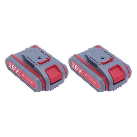 Two 36V batteries for Cordless 36V Electric Metal Cutting Shear With Two Speed Settings Battery Powered Handheld Sheet Metal Cutter.