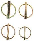 Heavy Duty Dowel Pin Set With 50 Pieces In Four Sizes For Ring Tractors Mowers And Trailers Locking Iron Pins In Golden Finish