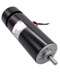 Next Level 500W Air Cooled Spindle Motor With ER11 Chuck For CNC Router And Engraving Machine Killer Precision, black motor with exposed shaft.