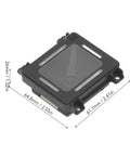 2D Barcode Scanner Module With 300000 CMOS Sensor USB Embedded Mini Reader showing dimensions for kiosks and locker systems