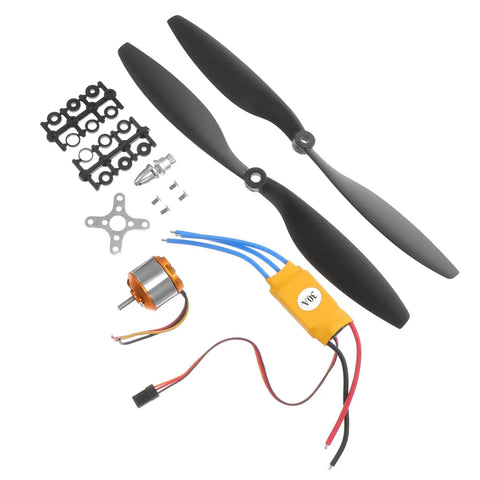 Pro RC Hobbyist Gear Pack Electronic Speed Controller And Screw Propellers With Aircraft Tools For RC Planes Helis Quadcopters