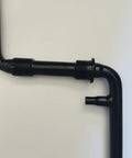 One Piece Black Crankarm Set For Bikes Wide One Piece Crank To Crank Assembly Kit 152mm Arm Length shown partially