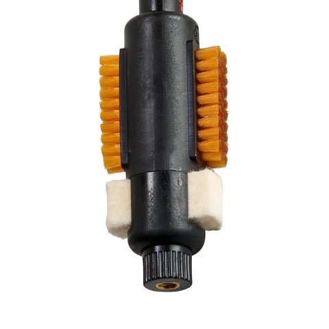 Quick Action Cleaning Brush For Rifles Heavy Duty Field Ready Gunsmithing care tool with durable bristles and cleaning tip.