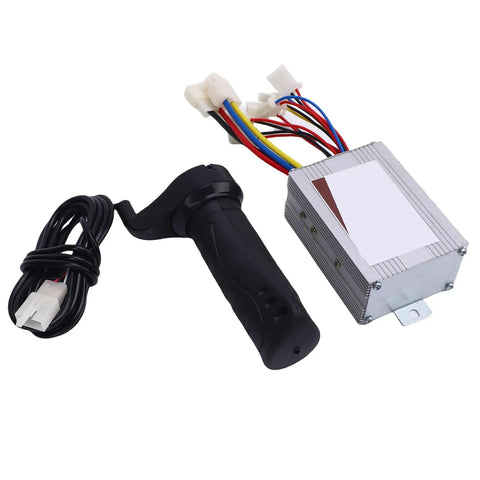 Electric Motor Controller Throttle Grip Beefy High Efficiency Aluminum Alloy For Electric Bikes Tricycles And Motorcycles With Precise Speed Control And Built In Safety Protections